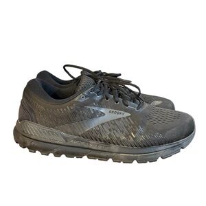 Brooks Addiction GTS 15 Black Athletic Shoes with Cushioned Sole Men’s Size 14 E